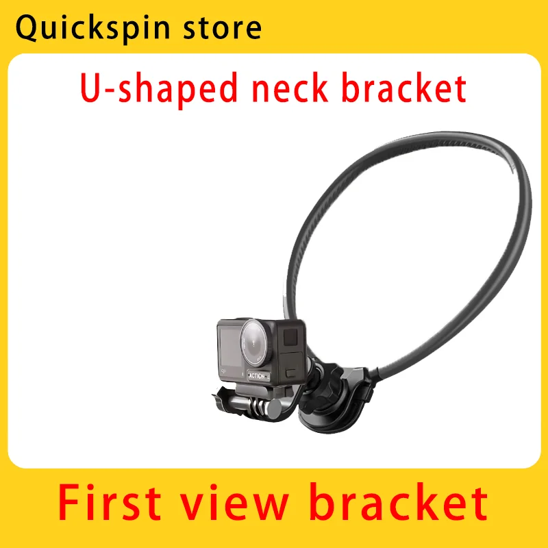 

Magnetic Silicone Neck Hold Mount for DJI Action 6 5 4 3 Phone Action Camera First view bracket with Portable Stabilizer