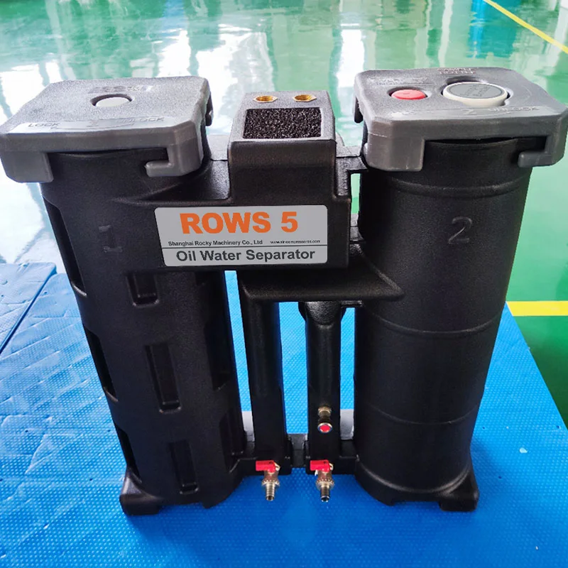 5Nm3/min Compressor de ar Condenado Coletor de óleo residual Separador de água e óleo FILAS 5