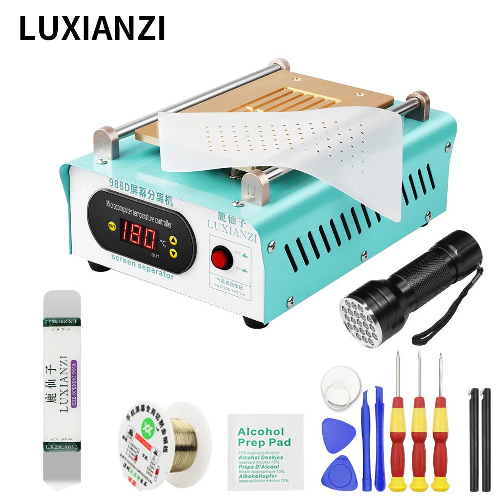 

LUXIANZI 7 inch Touch Screen Separator Machine Set Built-in Pump Vacuum Mobile Phone LCD Glass Screens Disassemble Repair Tool