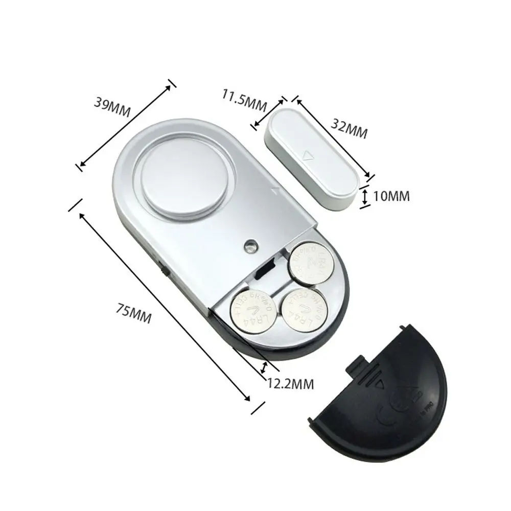 Magnetic Door Window Alarm Security Protection 125 DB Anti-theft Detector Wireless Burglar Alarm for Household Hotel Shop