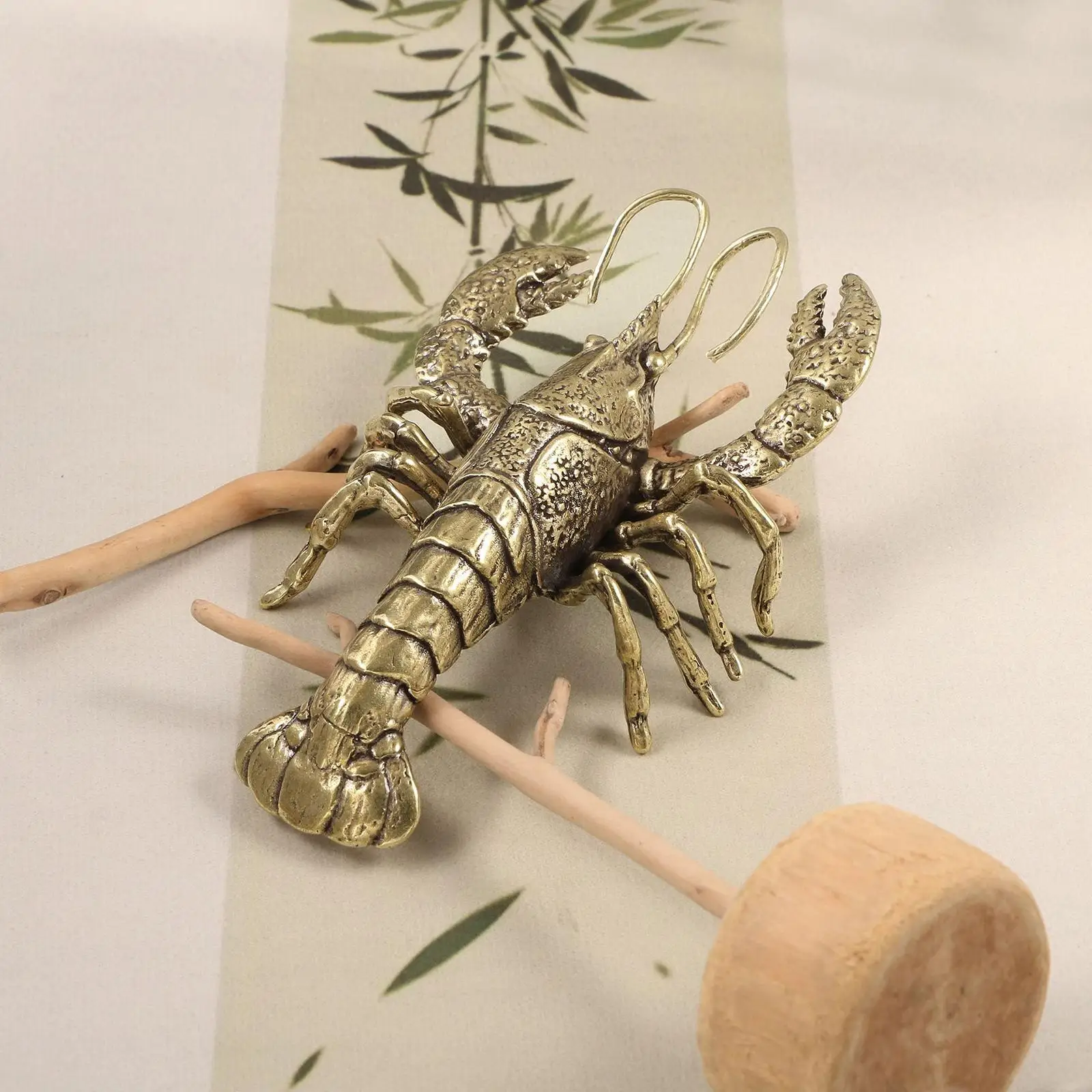 Lobster Figurine Decoration Lobster Statue for Bookcase Dining Room Entrance