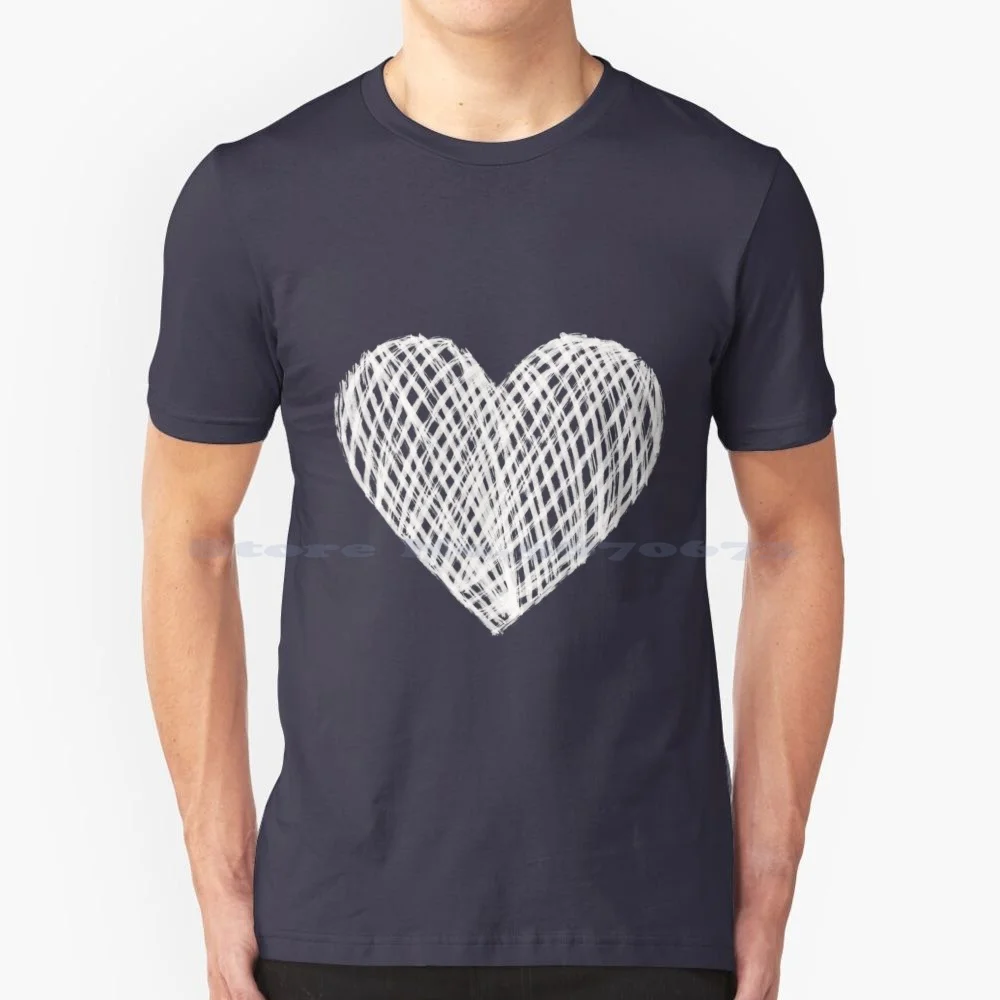 Modern Minimalist Art Valentines Day Wicker Heart Minimalism T Shirt 100% Cotton Tee Nin Captain Nin Pretty Hate Machine Nine