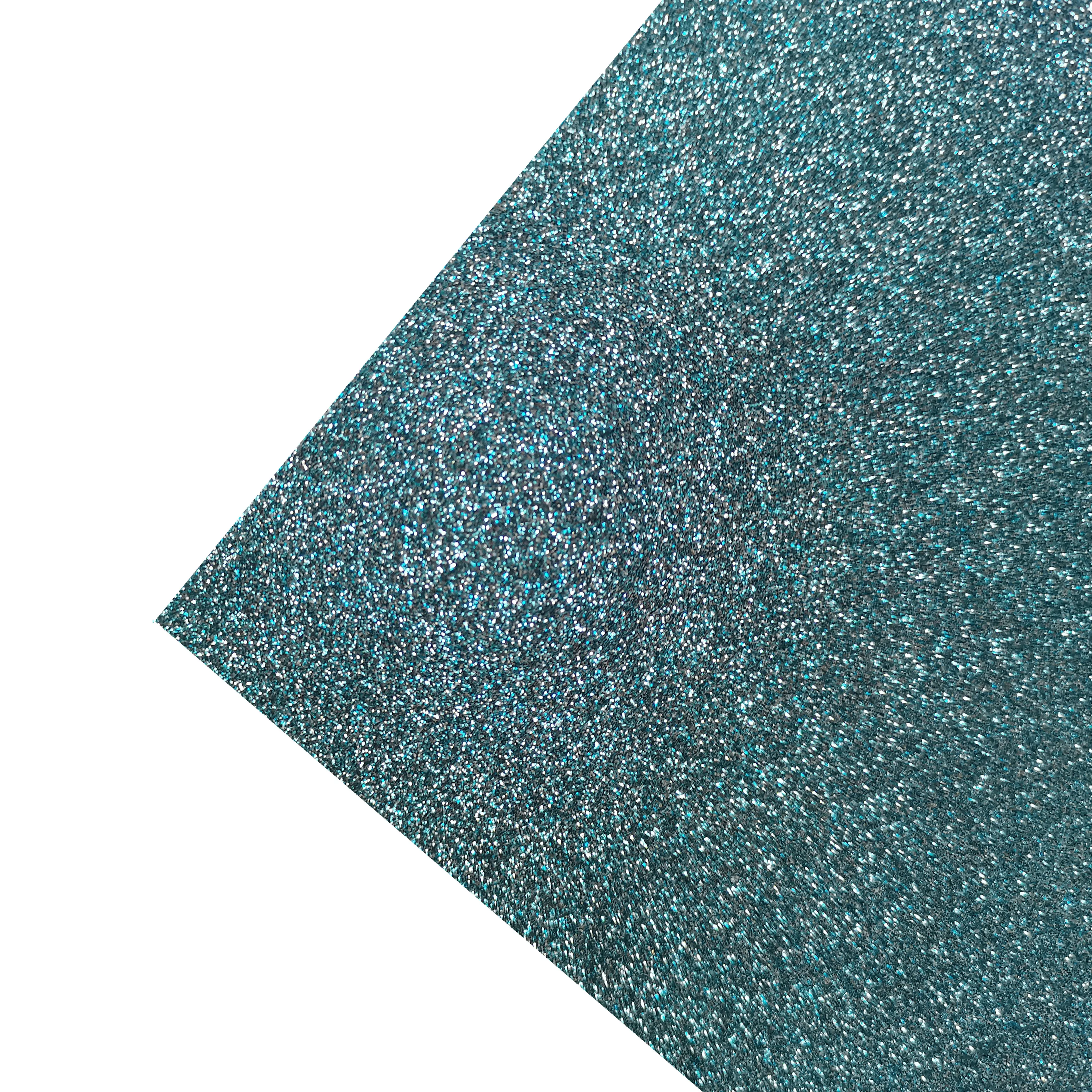 Premium Ocean Bule Glitter Paper For Crafts And Banner Decoration,15 Sheets 300gsm 12*12