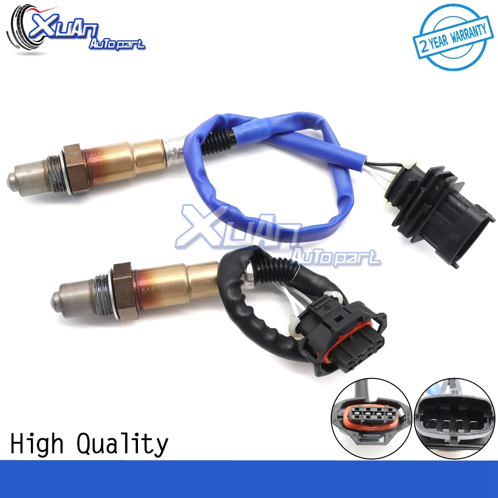 

XUAN Front Rear Air Fuel Ratio Lambda Oxygen Sensor 55572993 55572216 for Chevrolet Cruze Limited Trax Sonic VOLT 1.4L 1.8L ELR