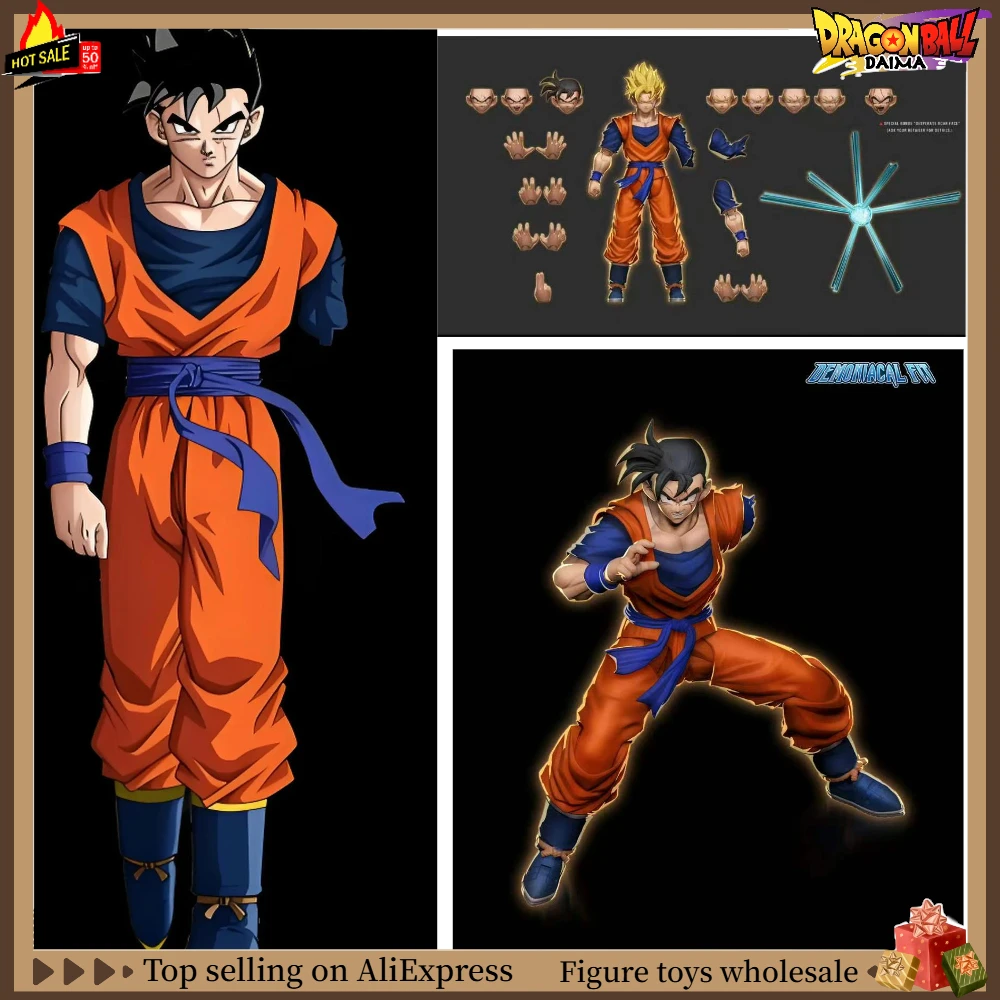 

Подвижная фигурка Demoniacal Fit Dragon Ball Super Saiyan True Warrior Future Gohan 1/12, коллекционная игрушка из серии Demonic Pact