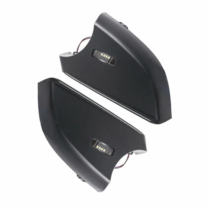 For Mercedes-Benz GL W164 2009-2016 M G R Class W166 2010-2015 GLE GLS Side Rearview Mirror Bottom Lower Cover with Lamp