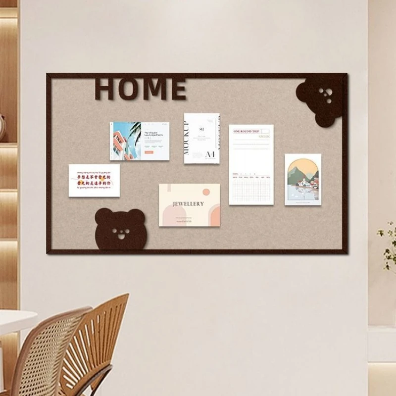 Removable Felt Board Stickers Photo Wall Decoration Creative Background Board Wool Felt Wall Sticker Wall Decoration