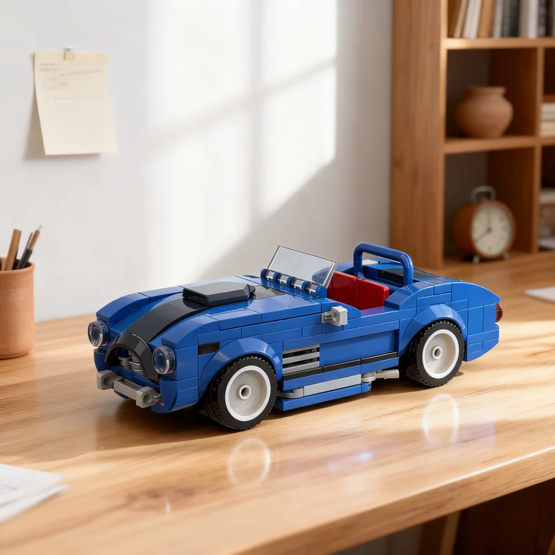 

186pcs MOC Ashley Blue Version City Traffic Model Building Blocks Architecture Creative DIY Toys Christmas Gifts Idea Education