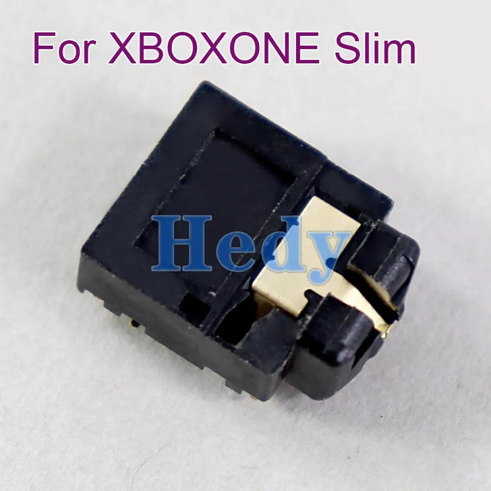 Puerto de enchufe para auriculares, 2 uds., para controlador XBOX ONE S, conector de auriculares de 3,5mm, puerto para controlador Xboxone Slim