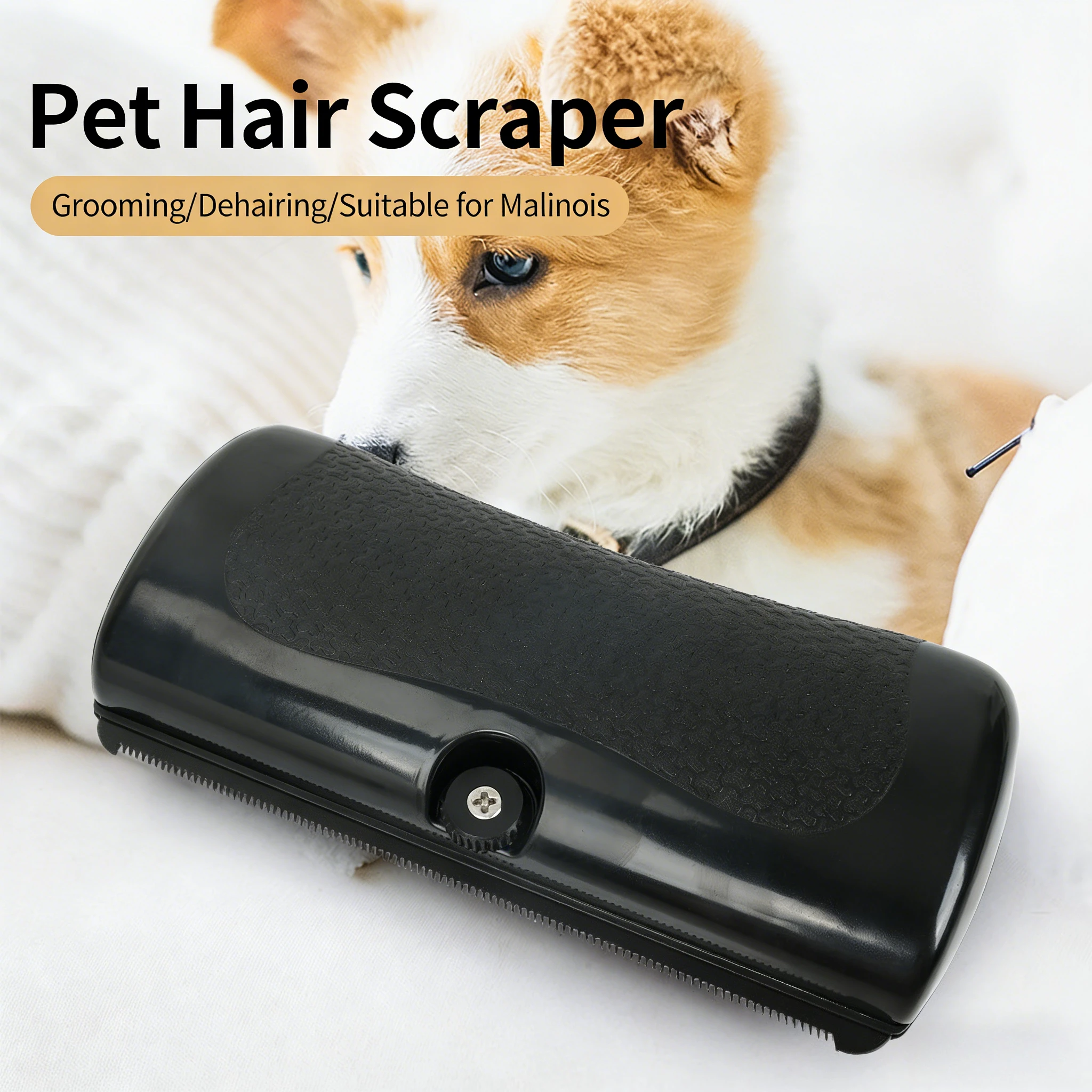Professional Pet Deshedding Brush Multifunctional Pet Groom Brush Ergonomic Pet Groom Brush Dog Hair Remover Deshedding Tool