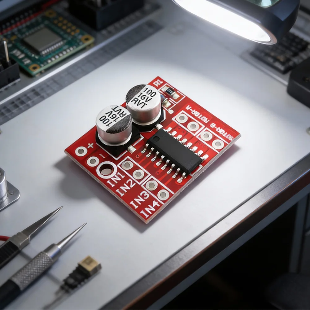 

DC Motor Driver Board For L298N Dual-channel Operation Control For Smart Cars Robotic Platforms And Automation Projects