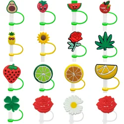 Couvercle de paille en silicone pour plantes en PVC, bouchon anti-poussière hermétique réutilisable, casquettes de paille à boire, 1PC, offre spéciale