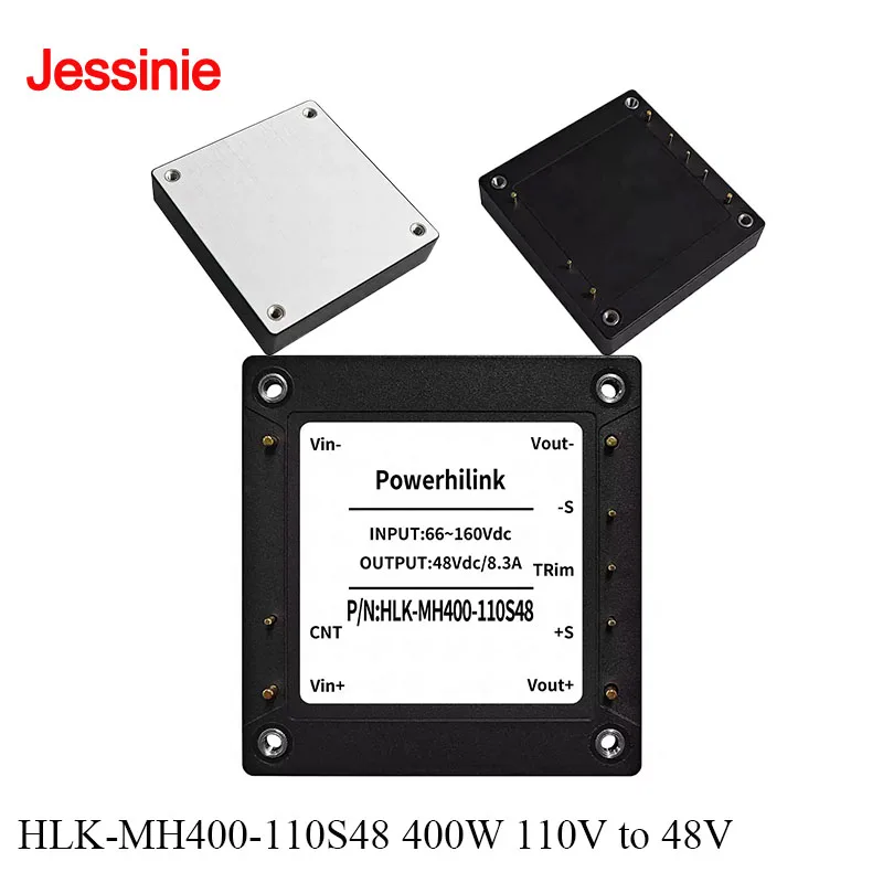 HLK-MH400-110S48 400W Half Brick DC-DC Converter 110V(66-160V) to 48V 8.3A Isolated Regulated Single Output Power Module