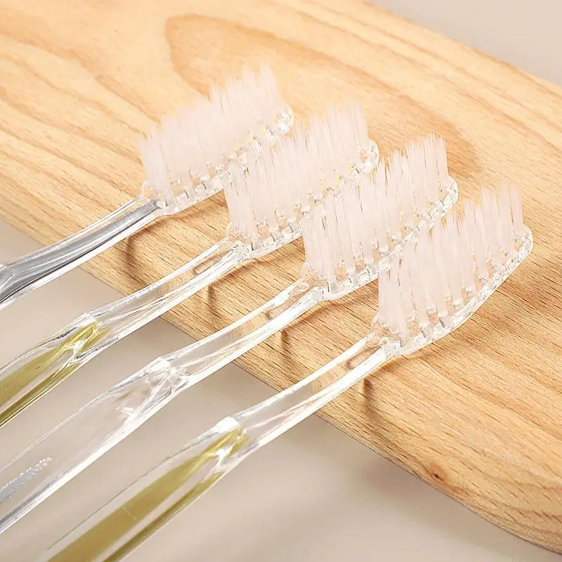 100 Individually Packaged Disposable Travel Toothbrushes, Soft Bristles, Toiletries For Adults And Teenagers