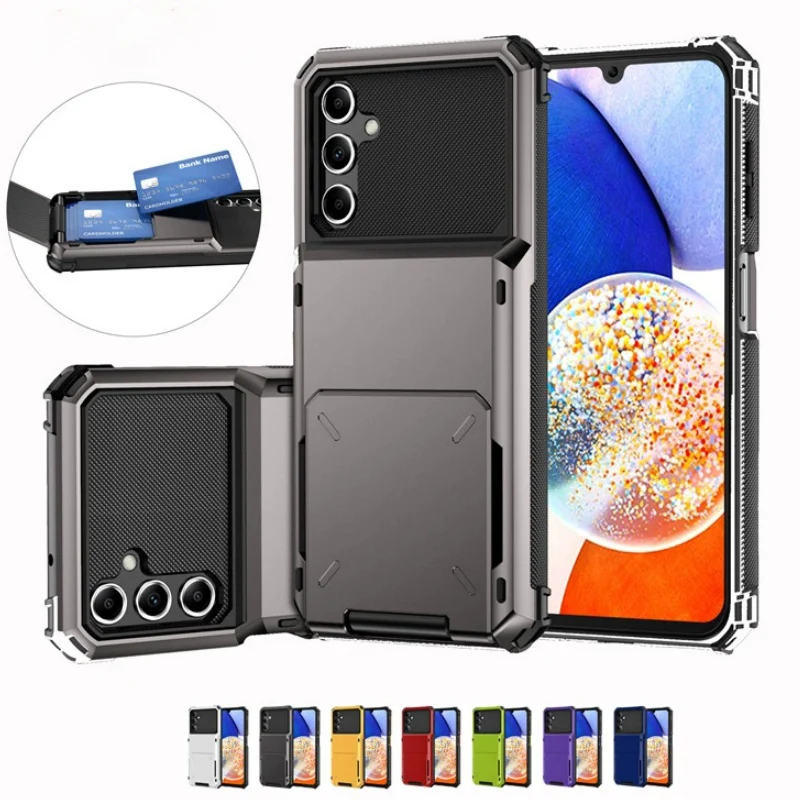 

Кошелек со скрытым откидным слотом, защитный чехол для телефона для Samsung GalaxyS25Ultra, держатель для карт для GalaxyA34 5G, чехол для Samsung S21fe A55