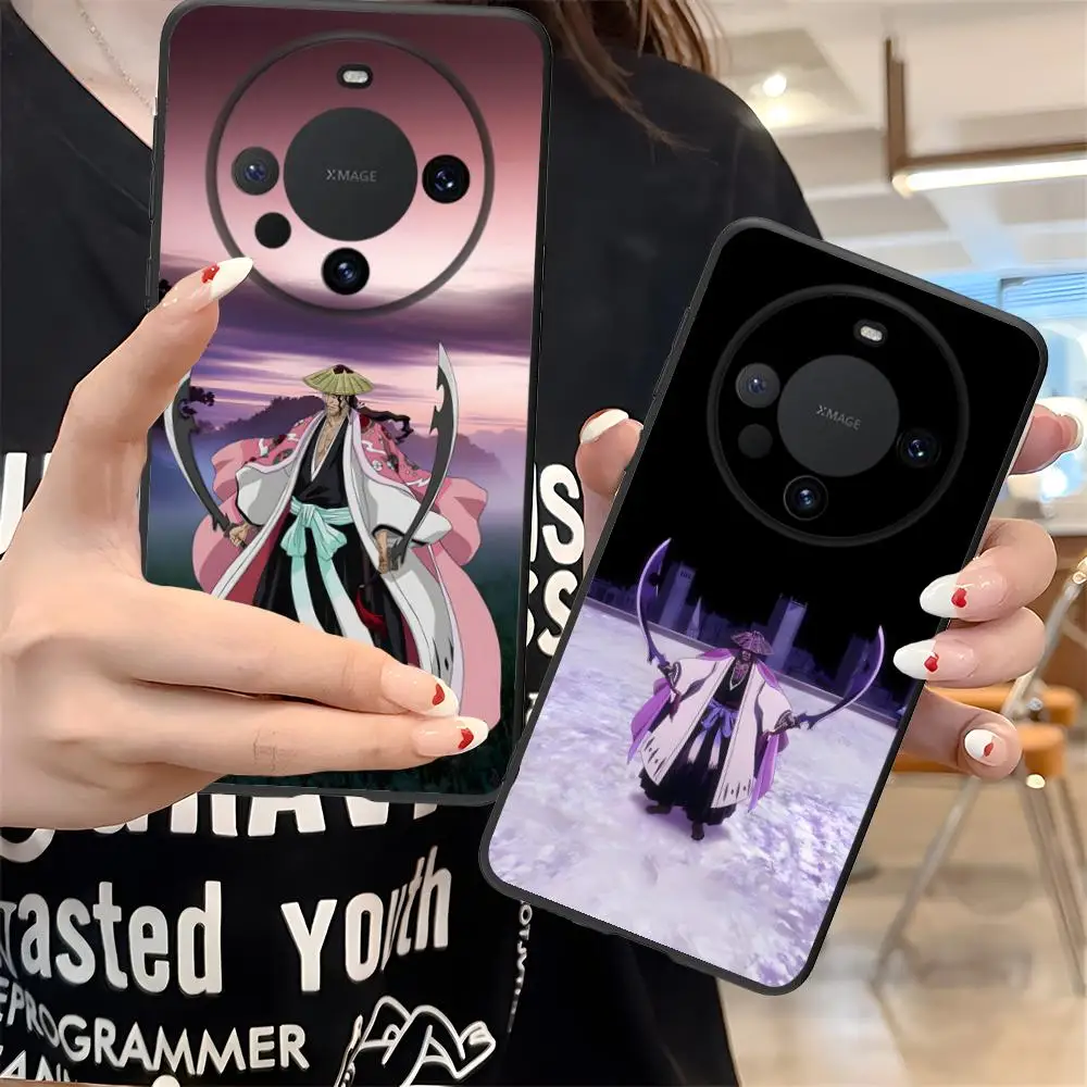 

Bleach Kyouraku Shunsui Phone Case for Huawei Mate 60 50 40 30 20 10 Pro Plus Lite E 5G Colour Protective Pretty Cover Luxury