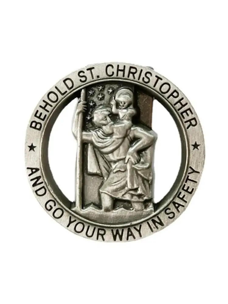 Clip Grand cadeau catholique pour les nouveaux conducteurs les propriétaires voitures Design traditionnel