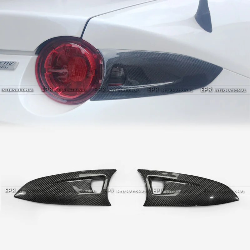 

Чехлы на задние фонари со светодиодной подсветкой для Mazda MX-5 Miata ND (2016-2023) — аксессуары Roadster для защиты от дыма/тона от углерода/стекла