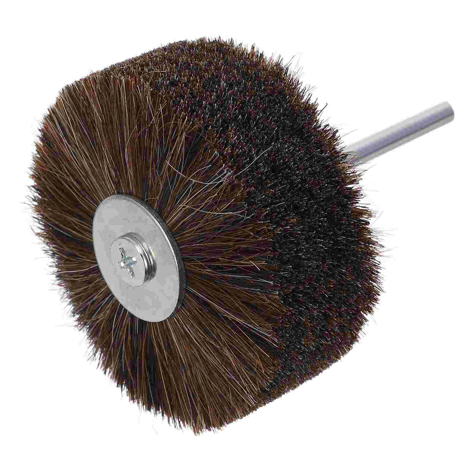 

Horse Hair Drill Wheel Brush Polishing Abrasive Wheel Brush Waxing Accessory for Rotary Tools Horse Hair brush