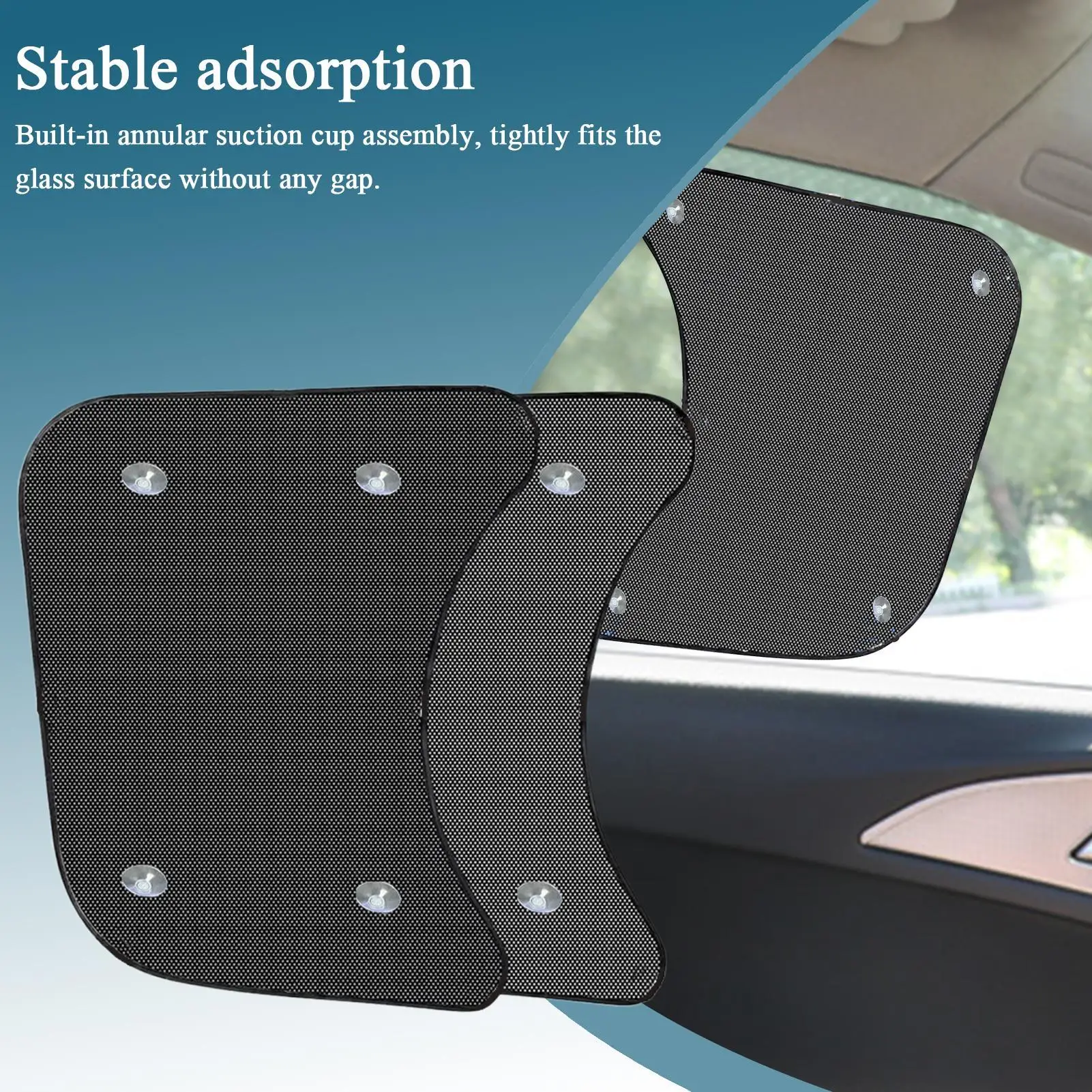 

2 шт., автомобильный выдвижной солнцезащитный козырек на присоске, антибликовый, защита от ультрафиолета, боковой солнцезащитный козырек для грузовика для водителей грузовиков, козырек на окно автомобиля