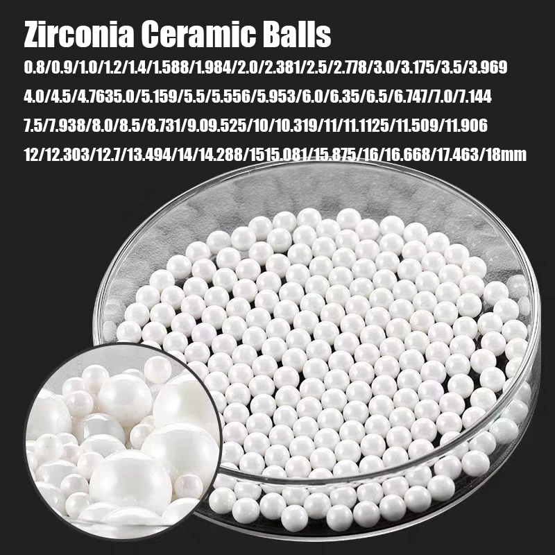 Image of 10~200 Stück Durchmesser 0,8/0,9/1,0/1,2/1,4/1,5-15 mm ZrO2 Keramiklagerkugel Zirkonoxidkugel Hochpräzise verschleißfeste Isolationsperle