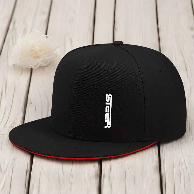 مناسبة لجميع المواسم متعددة الاستخدامات الاتجاه غير الرسمي المرأة قبعات البيسبول المسطحة في الهواء الطلق الشارع قبعات رجالية شخصية #1