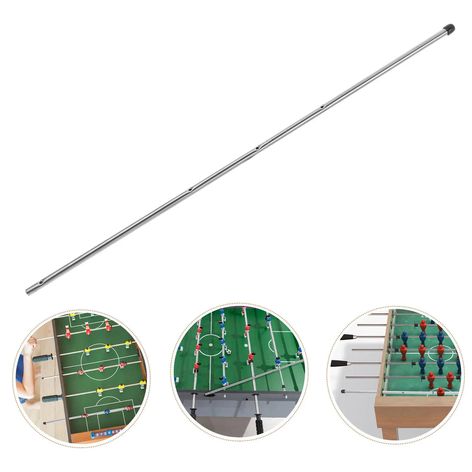 

Heavy Duty Foosball Pole Table Football Pole Replacement for Table Soccer Game Machine Foosball Accessories Parts