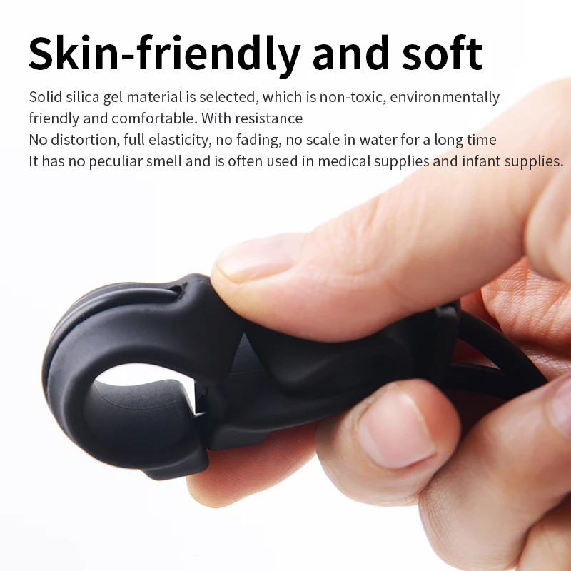Adjustable Stainless Steel Ball Cock Ring Male Penis Stretching Amplification Trainer Dick Ejaculation Delay Sex Toys For Man - view 5