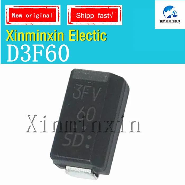 D3F60 3FV 3FV60 3FV 60 SMD IC Chip, 100% original, novo, em estoque, 10 peças por lote