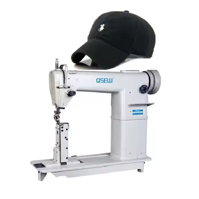 

QS-810-CPH Post Bed Hat Lockstitch Cap Lockstitch Sewing Machine