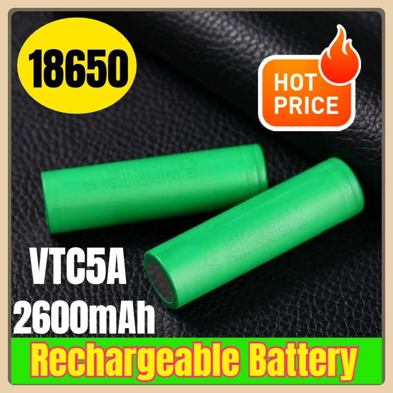 

2600mAh 18650 VTC5A Rechargeable Battery