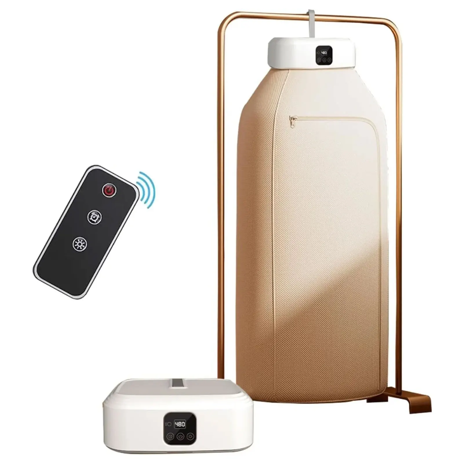 

Портативная сушилка 1200 Вт для стирки, электрическая сушилка для детской одежды, сушилка для нижнего белья с 2 регулировками температуры, УФ-излучение