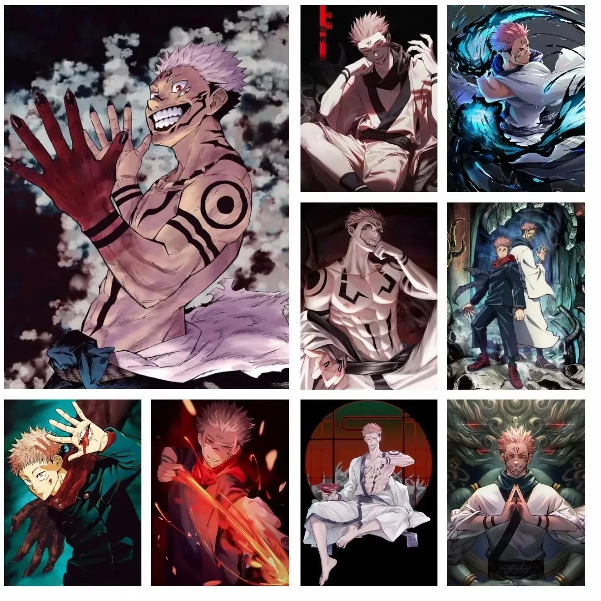 1000 Pieces Jigsaw Puzzle Jujutsu Kaisen Sukuna Ryoumen Anime Art For Adults Weekend Fun Family Activity