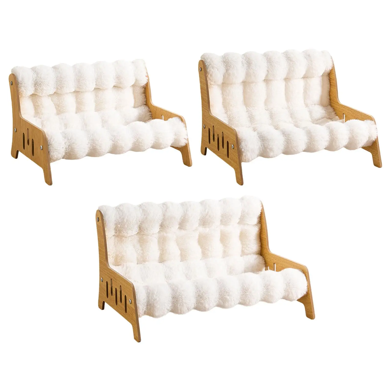 

Уютная флисовая лежанка для кошек, приподнятая, устойчивая, для домашних животных, для кошек и щенков, зимнее спальное место