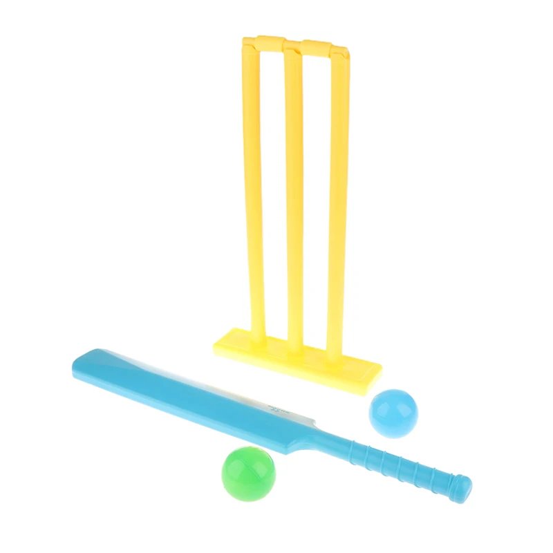 해변 게임 크로켓 패들 하드 보드 크리켓 놀이 장난감 PP 운동 스포츠 장비 어린이 크리켓 세트 부모-자식 상호 작용