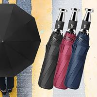 Compact Travel Umbrella Foldable Sun Rain Resistant for Outdoor Sturdy Versatile Lightweight Windproof Diameter 42inch