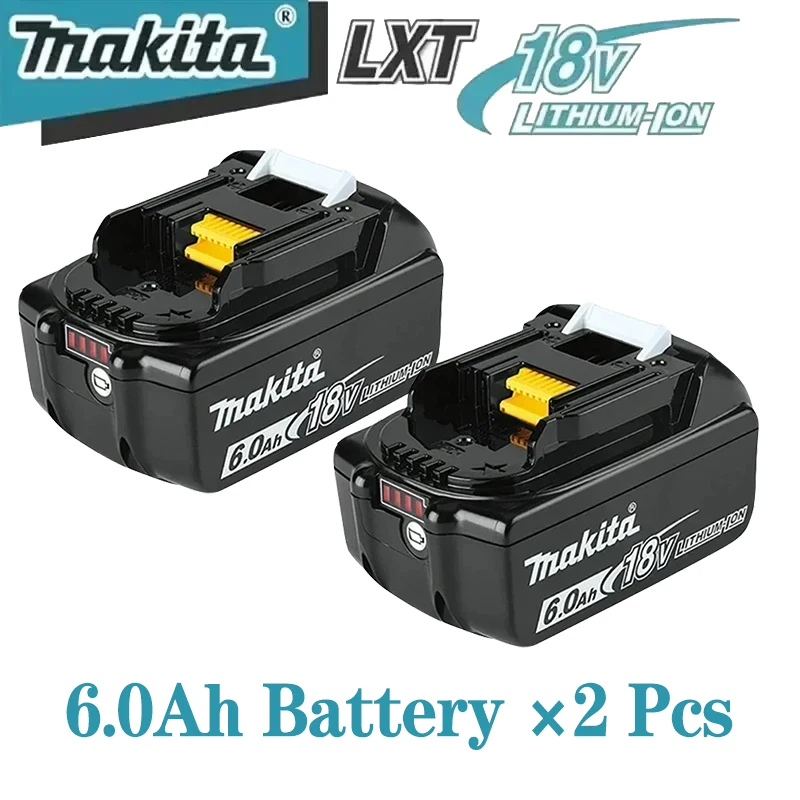 Superaanbieding 100% originele Makita 18V batterij, voor Makita BL1850 BL1840 BL1830B batterij, 6.0Ah 9.0Ah LITHIUM batterij, snellader
