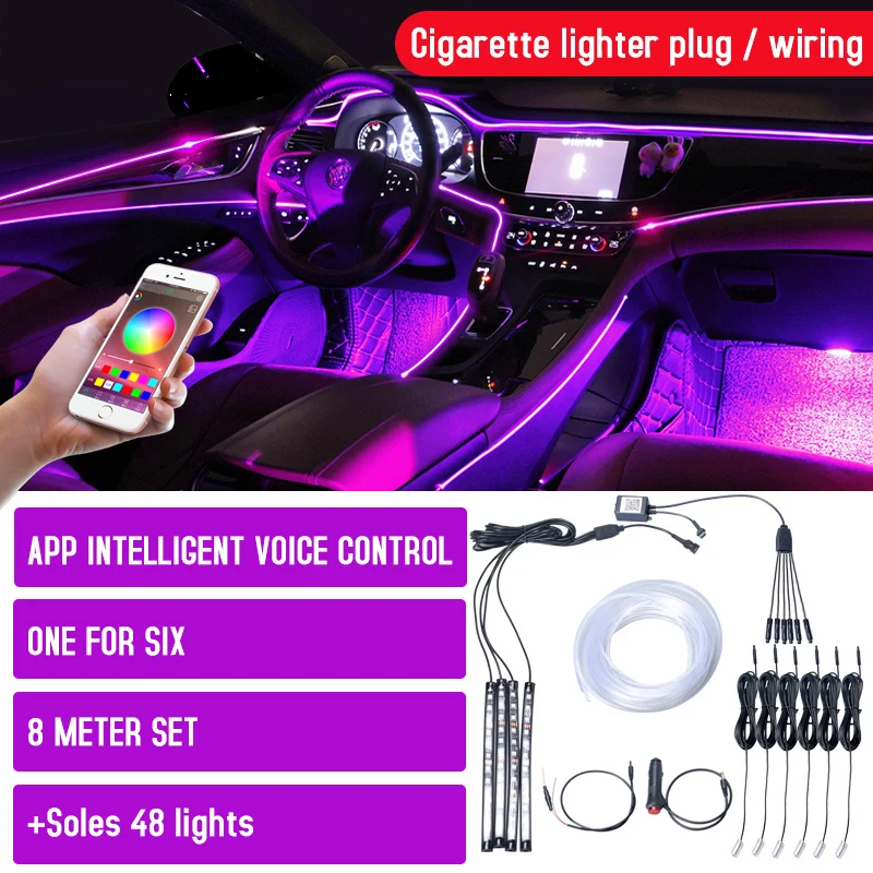 

Suitable for BMW F20 2012-2015 M135i 116i 116i 118i 125i led rgb app ambient atmosphere light car Interior Decorative lights