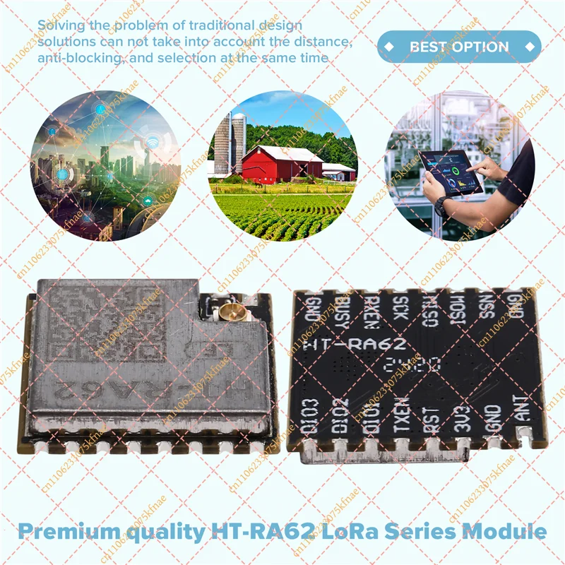 LBER HT-RA62 LoRa Module, SX1262 Chip Secondary Development Module, Support LoRaWAN Protocol