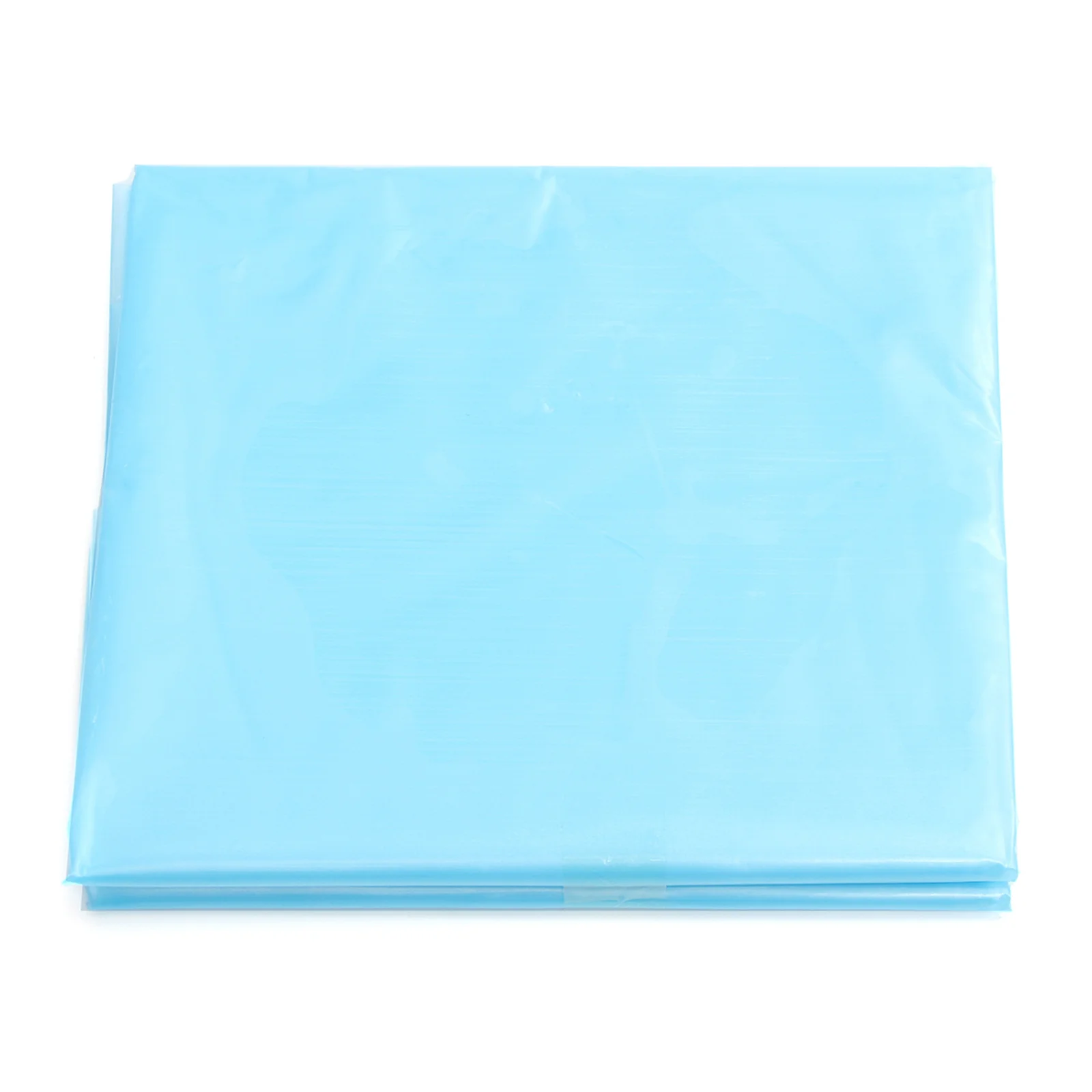 Puncture Resistant Pond Liners Skin Impermeable Sturdiness HDPE 0.2mm for Fountain Waterfall Aquaculture Pond Light Blue 5x5FT