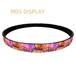 MDS indoor and outdoor stage mall ceiling creative circular display screen flexible curved panel advertising LED display screen