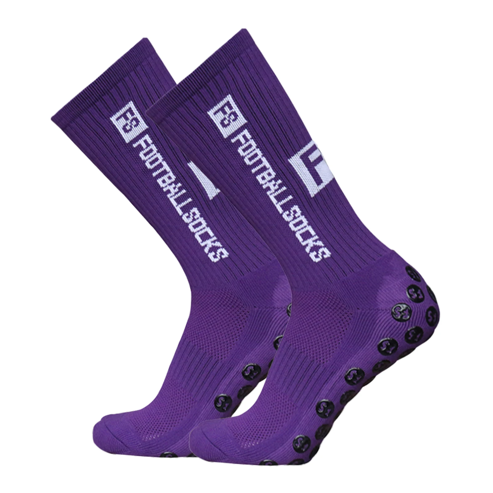 Lixada Outdoor Sports Running Socks Stretch Socks Athletic Football Soccer Socks Anti Slip Socks with Grips