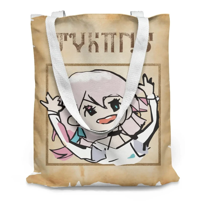 Honkai: Star Rail Dan Heng canvas tas kinderen tieners multifunctionele handtas met grote capaciteit crossbody schouder schooltas