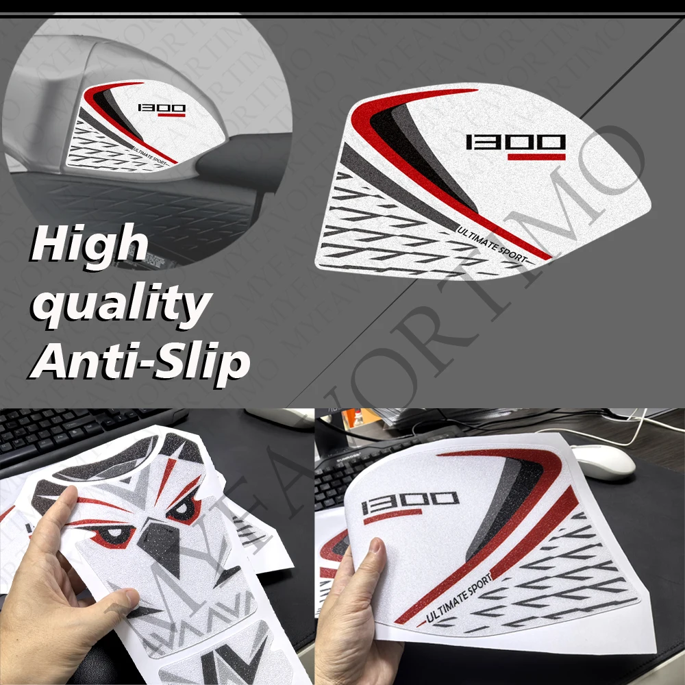 For Hayabusa GSX1300R GSXR 1300 GSX 1300R Tank Pad Side Grips Gas Fuel Oil Kit Knee Anti-slip Stickers Decals