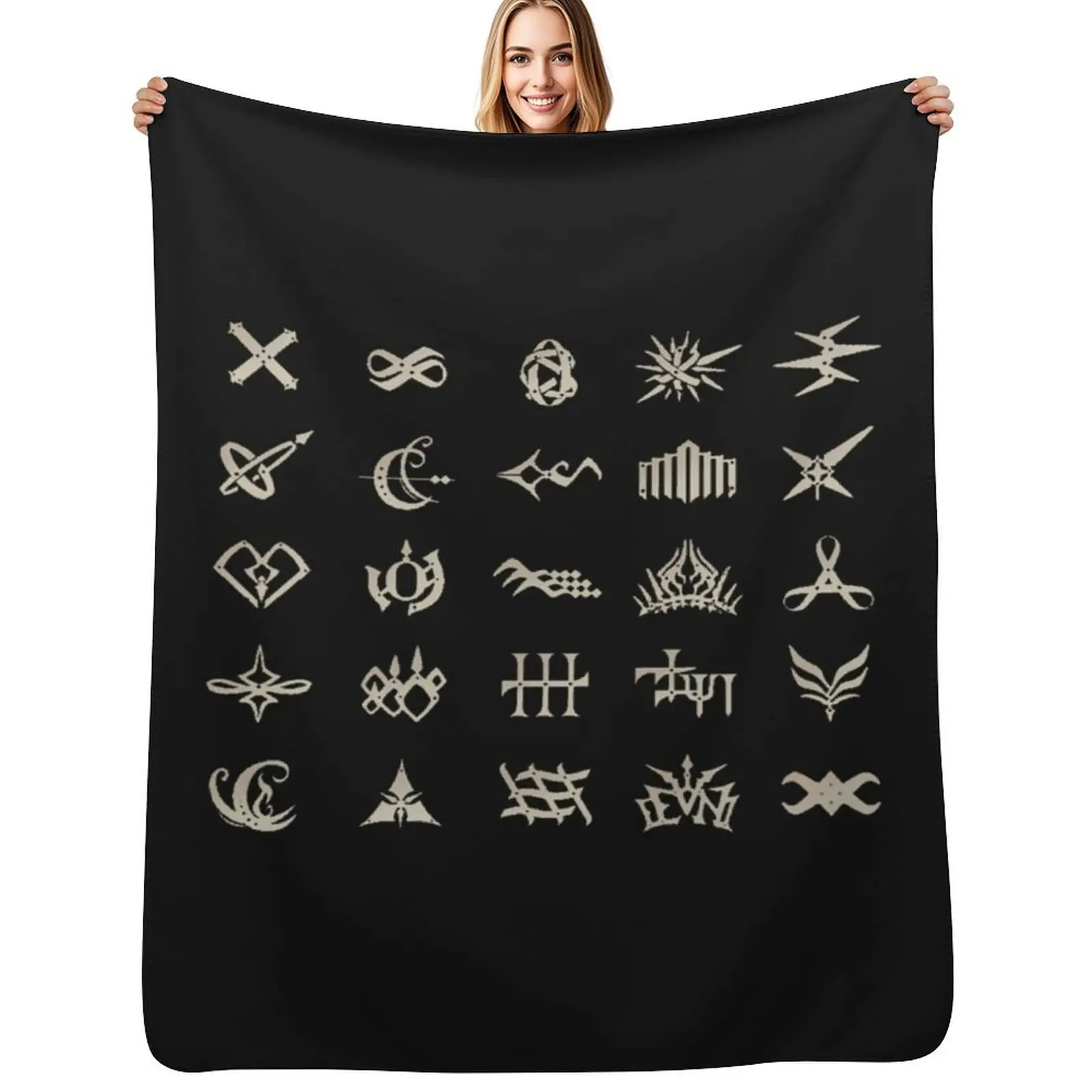 

Одеяло с кодами крови Code Vein, милое клетчатое роскошное теплое зимнее плюшевое одеяло