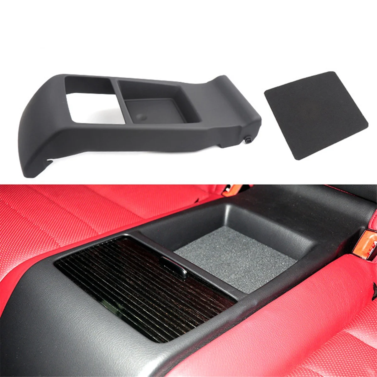 Rear Armrest Box for Mercedes W204 W207 Center Arm Rest 07-16 E400 E350 E300 Seat Central Folding Backrest Cover Panel