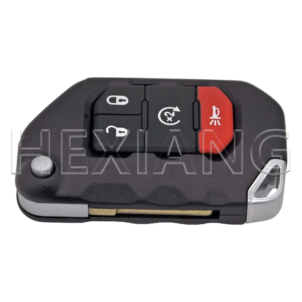 HE Original PCB OHT1130261 4A Chip 433MHz Flip Car Remote Key For Jeep Wrangler 2018 2019