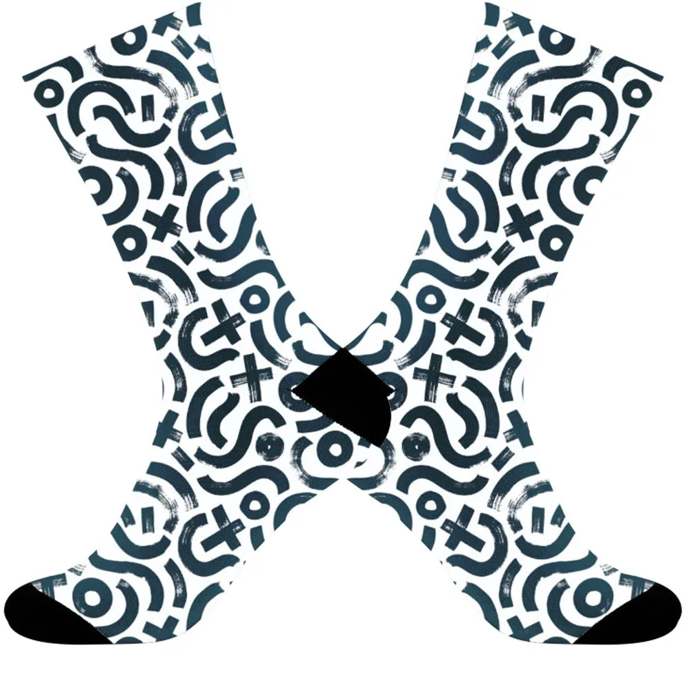 

2025 New Soft cotton material with elastic stretch, non rubbing and non slipping, essential for spray painted socks.