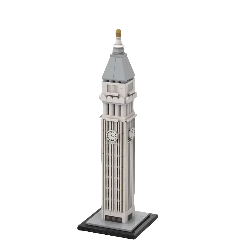 

Метрополитен, масштаб 1:800, модель MOC, модульный набор игрушек, 377 шт., креативный праздничный подарок с мелкими частицами