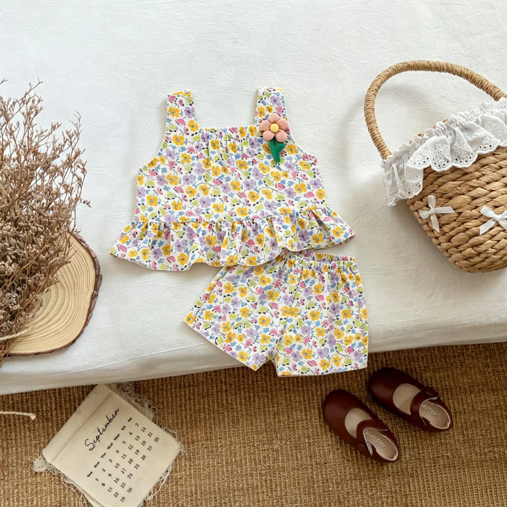 Conjunto de Verão para Menina - Summer Clothing Baby Girl avaliação e preço